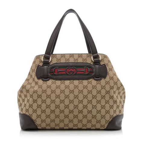 gucci dressage tote|Gucci GG Canvas Dressage Tote .